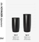 Simple Modern Travel Coffee Mug Tumbler with 360° Lid | Ceramic-Lined Insulated Stainless Steel Cold Brew Iced Coffee Cup | Gifts for Women Men Her Him | Voyager Signature | 16oz | Sea Glass Sage - Image 8