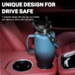 Water Bottle 40oz, Insulated Tumblers with Handle & Straw Lid, Insulated Water Bottle Fits in Cup Holder, Double Wall BPA-Free, Stainless Steel Travel Cup Leak-proof to Keep Cold 24H&Hot12H - Image 6