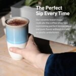 NOVA CERAMICS Travel Coffee Tumbler – Travel Mug - On the Go Coffee Mug – Microwave & Dishwasher Safe Green CoffeeTumbler - Gifts For Women Men Him Her – 16oz – Lagoon - Image 5