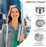 4 Pack 20 Oz Straight Skinny Tumblers,Individually Gift Boxed Stainless Steel Slim Skinny Tumbler Set Bulk, 20 Oz Insulated Slim Thin Travel Tumbler Cup for Diy, Silver - Image 4