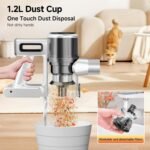 Cordless Vacuum Cleaner for Home - Lightweight, Stick Vacuum Clean with Rechargeable Battery, Max 45Mins Runtime, 8 in 1 Handheld Vacuum for Hardfloor & Carpets Pet Hair, White&Yellow - Image 9