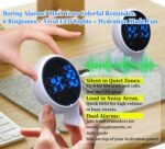 Hydration Reminder for Stanley 2.0 30-40oz Tumblers - Clip-On with Smart Alarms, Auto-Pause, LED Alerts, 6 Tones, 4 Volumes - Image 4