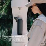 ZULU Powerfill Pro 40oz Stainless Steel Water Bottle with Quick Fill Lid, Triple Walled Vacuum Insulated Metal, Leak Proof Locking Lid, Sip and Chug, Reusable BPA Free, Black - Image 4