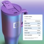 IRON °FLASK Co-Pilot Insulated Mug w/Straw & Flip Cap Lids - Cup Holder Bottle for Hot, Cold Drink - Leak-Proof - Water, Coffee Portable Travel Mug - Aurora, 40 Oz - Image 8