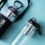 Snminetal 34oz Glass Water Bottle with Capacity Mark & Sleeve, BPA-Free Tea Bottle with Infuser for Hot & Cold Drinks, Tea, Coffee and Water for Gym, Home & Office - Image 5