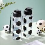 Mifoci 20 Pieces Soccer Sports Water Bottle Bulk 17 oz Reusable Plastic Biking Water Bottle Tumbler Adults Reusable Large Bottles with Leak Proof Flip Top for Party Outdoor - Image 5
