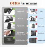 TOOFEEL 1 gallon water bottle - 128 oz water bottle with Straw & Chug Lid - BPA Free Big Water Bottle with Handle - Gym Water Bottle - Black - Image 3