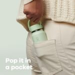 Hydro Flask Micro Bottle - Leak Proof Purse or Pocket Flask - Insulated Mini Water Bottle 6.7 Oz Linen Rose Gold - Image 5