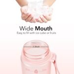 Hyeta 32oz Water Bottles with Straw - Stay Motivated and Hydrated with Convenient Times to Drink Markings, Durable, Leak-proof - Image 5