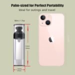 Wide Caliber airless Vacuum Pump Bottle, Reusable Cosmetics Pump Dispenser, DIY Easy Canned, Translucent Black Travel Size can be Packaged Separately Shampoo Light Lotion, etc. (1.7/oz, 4 Packs) - Image 6