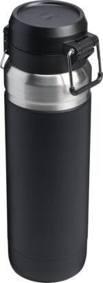 Stanley Quick Flip GO Water Bottle 36 oz | Push Button Lid | Leakproof and Packable for Travel and Sports | Insulated Stainless Steel | BPA-Free | Black - Image 4