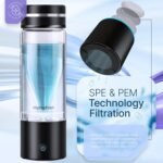 Hydrogen Water Bottle Generator - Molecular Water Machine Ionizer Up to 3000 PPB & SPE/PEM Technology, Kangen Smart Water Bottle and Boosted Oxygen - Image 5