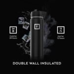 IRON °FLASK Camping & Hiking Hydration Flask with Straw, Wide Mouth Insulated Stainless Steel Sports Water Bottle - 22 oz Aurora - Image 5