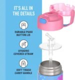 THERMOS FUNTAINER Water Bottle with Straw - 12 Ounce - Kids Stainless Steel Vacuum Insulated Water Bottle with Lid, Rainbow Dreams - Image 5