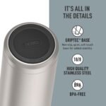 THERMOS ICON SERIES, Stainless Steel Water Bottle with Spout - 24 Ounce, Matte Stainless Steel - Vacuum Insulated Water Bottle with Lid - Image 5