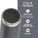 THERMOS ICON SERIES Stainless Steel Water Bottle with Screw Top Lid - 32 Ounce, Matte Stainless Steel - Vacuum Insulated Water Bottle with Lid - Image 5
