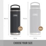 THERMOS ICON SERIES Stainless Steel Water Bottle with Screw Top Lid - 32 Ounce, Matte Stainless Steel - Vacuum Insulated Water Bottle with Lid - Image 6