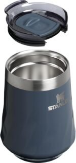 STANLEY The Reserve Textured Wine Tumbler | 11oz | Splash-Proof Lid | Cold Drinks & Cocktail Cup | Insulated Stainless Steel Wine Glass | Twilight Gloss - Image 3