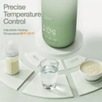 Portable Bottle Warmer, 17oz Fast Heating Baby Bottle Warmer for Breast Milk, Formula & Water, Long-Lasting Heat Retention Travel Milk Warmer for Car and On-The-Go, Green - Image 5