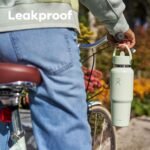 Hydro Flask Travel Water Bottle - Insulated Stainless Steel - Wide Straw Lid, Non Spill, Leakproof in 32 Oz Cascade Blue - Image 4