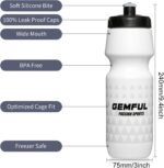 GEMFUL Water Bottle Biking BPA Free 24 Ounce 2 Pack - Image 4