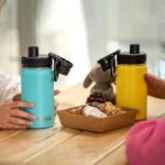 koodee 12 oz Water Bottle for School Stainless Steel Vacuum Insulated Wide Mouth Water Flask with Leakproof Spout Lid (Royal Blue) - Image 5