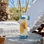 Takeya Glass Water Bottle - Durable Thermo-Shock Resistant - Sure-Grip Safe Shell - Clear Leak-Proof - Straw Lid - Dishwasher Safe - Everyday Use - 22 oz, Sage - Image 7