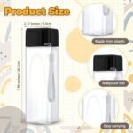 Nuogo 20 Pcs Water Bottles Bulk 17 oz Plastic Sports Water Bottles for Kids Adults Reusable Leak Proof Portable Large Drinking Cups for School Outdoor Gym Travel Fitness(Black) - Image 3