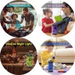 YuanDian Light Up Kids Water Bottle with 3D Mermaid Design- 14 OZ Tritan BPA Free Eco-Friendly - Cool Drinking Cups Gift for School Kids Boy Girl Child Christmas Holiday - Image 4