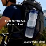 Squeeze Sport Water Bottle, 24oz Leak-Proof BPA-Free Cycling Water Bottles, Suitable for Cycling Gym Hiking Outdoor Sports.(clear)……… - Image 5