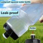 Squeeze Sport Water Bottle, 24oz Leak-Proof BPA-Free Cycling Water Bottles, Suitable for Cycling Gym Hiking Outdoor Sports.(clear)……… - Image 9