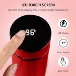 Vacuum Insulated Water Bottle 500ml | Double Wall Stainless Steel | Hot & Cold Leak-Proof Travel Flask | BPA-Free Reusable Sports & Office Bottle – Keeps Drinks Hot 12H / Cold 24H - Image 3