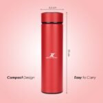 Vacuum Insulated Water Bottle 500ml | Double Wall Stainless Steel | Hot & Cold Leak-Proof Travel Flask | BPA-Free Reusable Sports & Office Bottle – Keeps Drinks Hot 12H / Cold 24H - Image 4