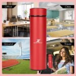 Vacuum Insulated Water Bottle 500ml | Double Wall Stainless Steel | Hot & Cold Leak-Proof Travel Flask | BPA-Free Reusable Sports & Office Bottle – Keeps Drinks Hot 12H / Cold 24H - Image 6
