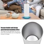 TOPINCN Bluetooth Speaker Cup 20Oz 600Ml Insulation Cup Audio Portable Straight Cup Sublimation for Built in Bottle Stainless Steel with Light Thermoses (Blue Bottom) - Image 3