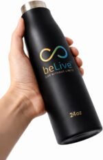 BeLive Smart Water Bottle, Black, Digital Hydration Tracking, Live Without Limits Collection - Image 3