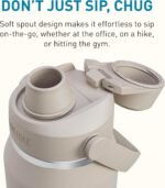 CamelBak Thrive Chug Insulated Stainless Steel Water Bottle Stone, 32oz - Image 5