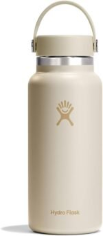Hydro Flask Water Bottle - Insulated Stainless Steel - Wide Cap Lid, Non Spill, Leakproof 32 Oz Coconut Cream - Image 4
