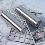 30 Oz Straight Skinny Tumbler Set, Stainless Steel Slim Skinny Travel Tumbler Bulk, Birthday Diy Gift For Women Friends Sisters, 4 Pack, Silver - Image 3