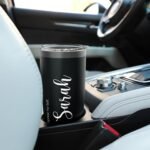 Sarah Name Personalized Coffee Pun Travel Mug Stainless Steel Insulated Tumbler - Image 6