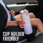 Ello Kids Pop & Fill 18oz Stainless Steel Water Bottle with Quick Fill Technology, Double-Wall Vacuum Insulation, Leak Proof Locking Lid, Sip & Chug, BPA Free, Gifts for Girls Boys, Lighthouse - Image 7