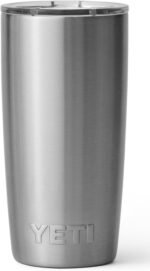 YETI Rambler 10 oz Tumbler, Stainless Steel, Vacuum Insulated with MagSlider Lid, Stainless - Image 3