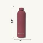 Anoko & Co. Insulated Stainless Steel Water Bottle with Cleaning Brush - 32Oz Matte finish–Leakproof, BPA-Free, Double-Wall Vacuum Flask | Keeps Drinks Hot for 12H & Cold for 24H | for the go - Image 4