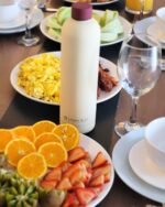 Anoko & Co. Insulated Stainless Steel Water Bottle with Cleaning Brush - 32Oz Matte finish–Leakproof, BPA-Free, Double-Wall Vacuum Flask | Keeps Drinks Hot for 12H & Cold for 24H | for the go - Image 5