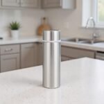 Stainless Steel Insulated Water Bottle, 5oz, Mini Vacuum Water Bottle, Slim Tumbler, Small Sports Bottle, Leak Proof Bottle, Coffee Cup, Pocket Bottle, Coffee Bottle, keep hot and cold (Silver) - Image 4