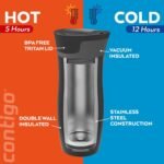 Contigo West Loop Autoseal Travel Mug, Stainless Steel Thermal Mug, Vacuum Flask, Leakproof Tumbler, Coffee Mug with BPA-Free Easy-Clean Lid - Image 7
