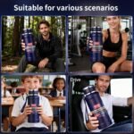 Tea tumbler with infuser Bottle – Leakproof Travel Mug 34 Oz, Tea Steeper for Hot & Cold Infusions, Leakproof Tumbler, Cold Brew, Portable,Stainless Steel water bottle - Image 6