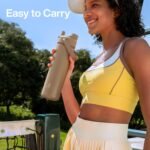 ENCOOL Insulated Water Bottle with Straw Stainless Steel Water Bottle, Leak-Proof, BPA-Free, Double Wall Vacuum Keeps Cold for 24 Hours for Sports, Travel, School (26 oz, Raw Umber) - Image 8