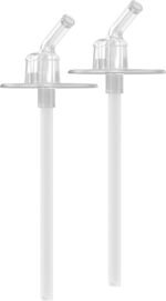 Thermos Replacement Straws for 12 Ounce Funtainer Bottle, Clear, 2 Count - Image 3