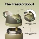 Owala FreeSip Insulated Stainless Steel Water Bottle with Straw, BPA-Free Sports Water Bottle, Great for Travel, 32 Oz, Off Road - Image 3